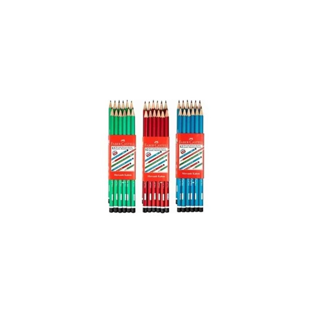 FABER-CASTELL MERCANLI KURŞUN KALEM 12 ADET