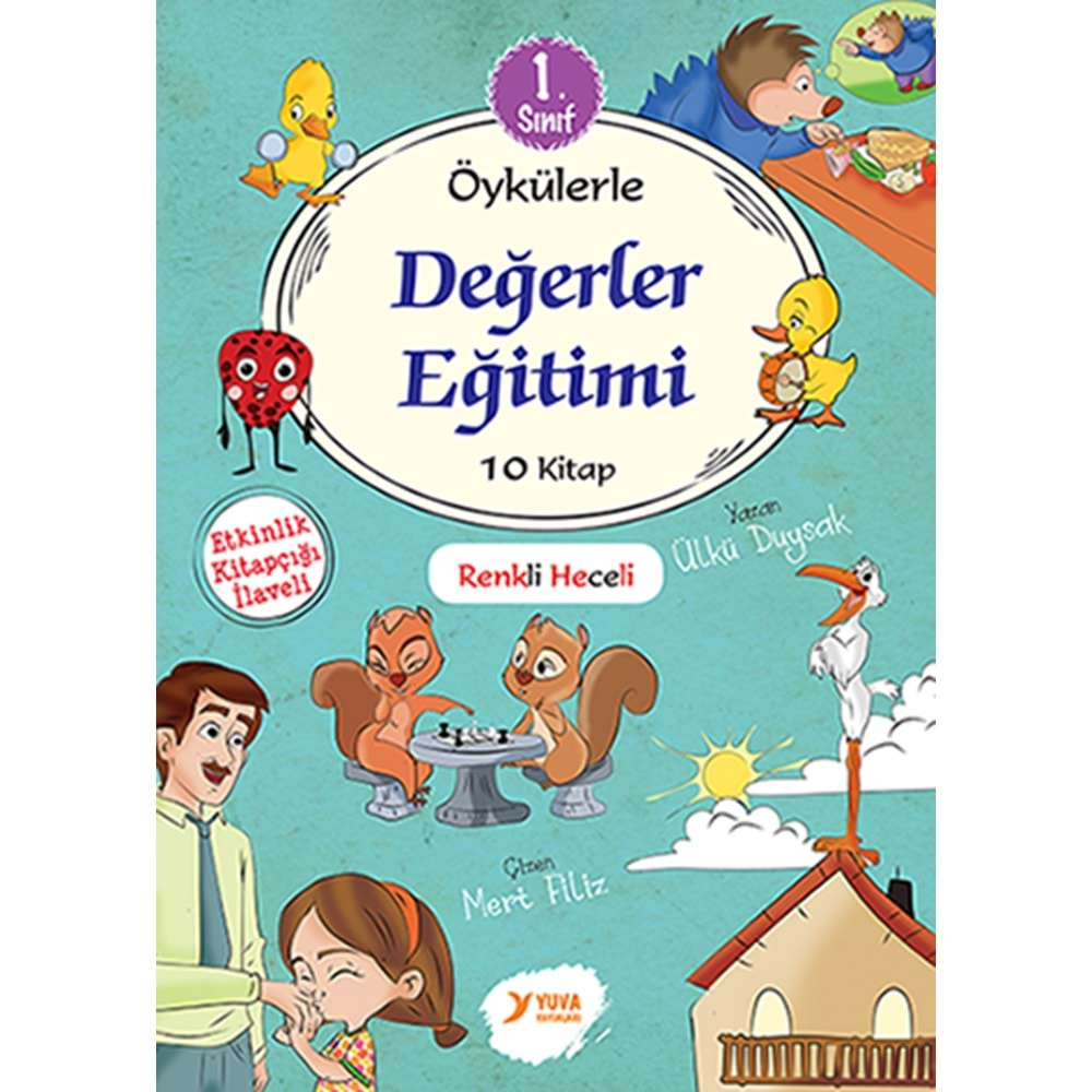 DEĞERLER EĞİTİMİ + SORU KİTAPCIĞI (HECELİ)