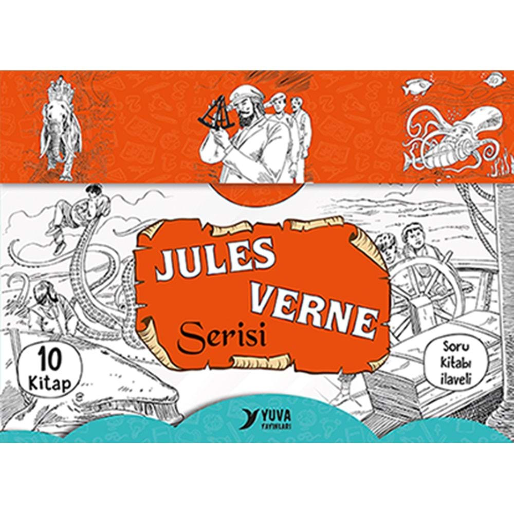 JULES VERNE SERİSİ KUTULU SET (80 sayfa 3.H ) + SORU KİTAPÇIĞI