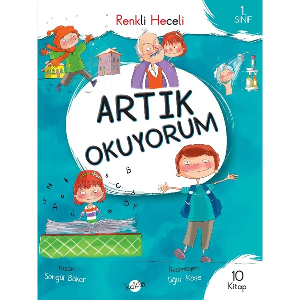 KUKLA 1.SINIF ARTIK OKUYORUM (RENKLİ HECELİ)