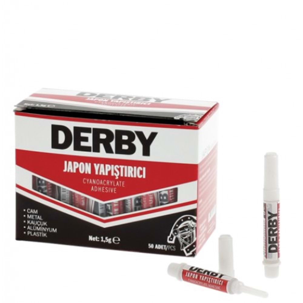 DERBY JAPON YAPIŞTIRICI 1,5 GR.5O Lİ PK.