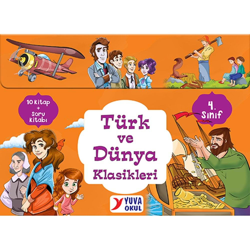 Türk ve Dünya Klasikleri (3.Hamur) KUTULU SET + SORU KİTAPÇIĞI