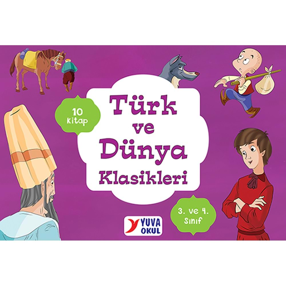 Türk ve Dünya Klasikleri KUTULU SET + SORU KİTAPÇIĞI