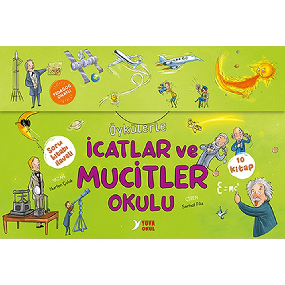 İCATLAR VE MUCİTLR OKULU - KUTULU SET + SORU KİTAPÇIĞI