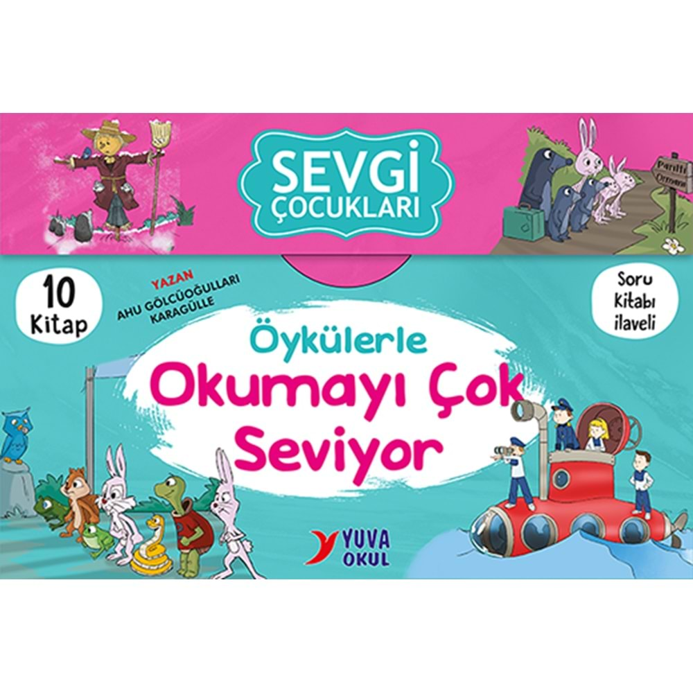 SEVGİ DÜNYASI ( Sevgi Çocukları Okumayı Çok Seviyor) K.SET + SORU KİTAPÇIĞI