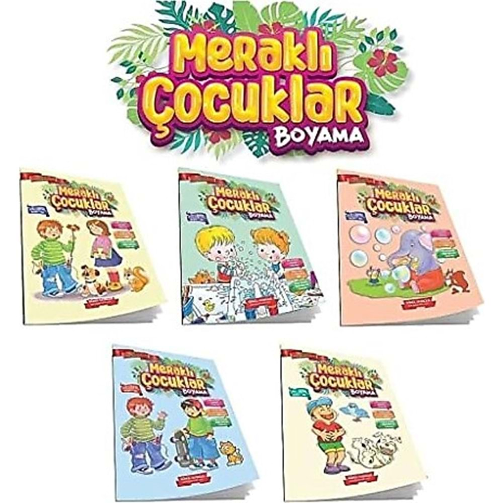 GÖNÜL MERAKLI ÇOCUKLAR BOYAMA KİTABI 32 SAYFA