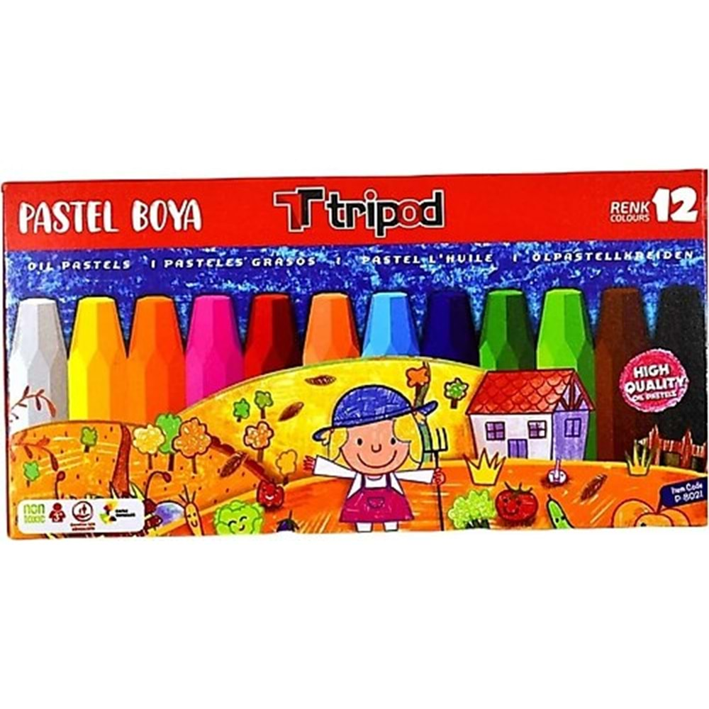 TRİPOD PASTEL BOYA 12 RENK