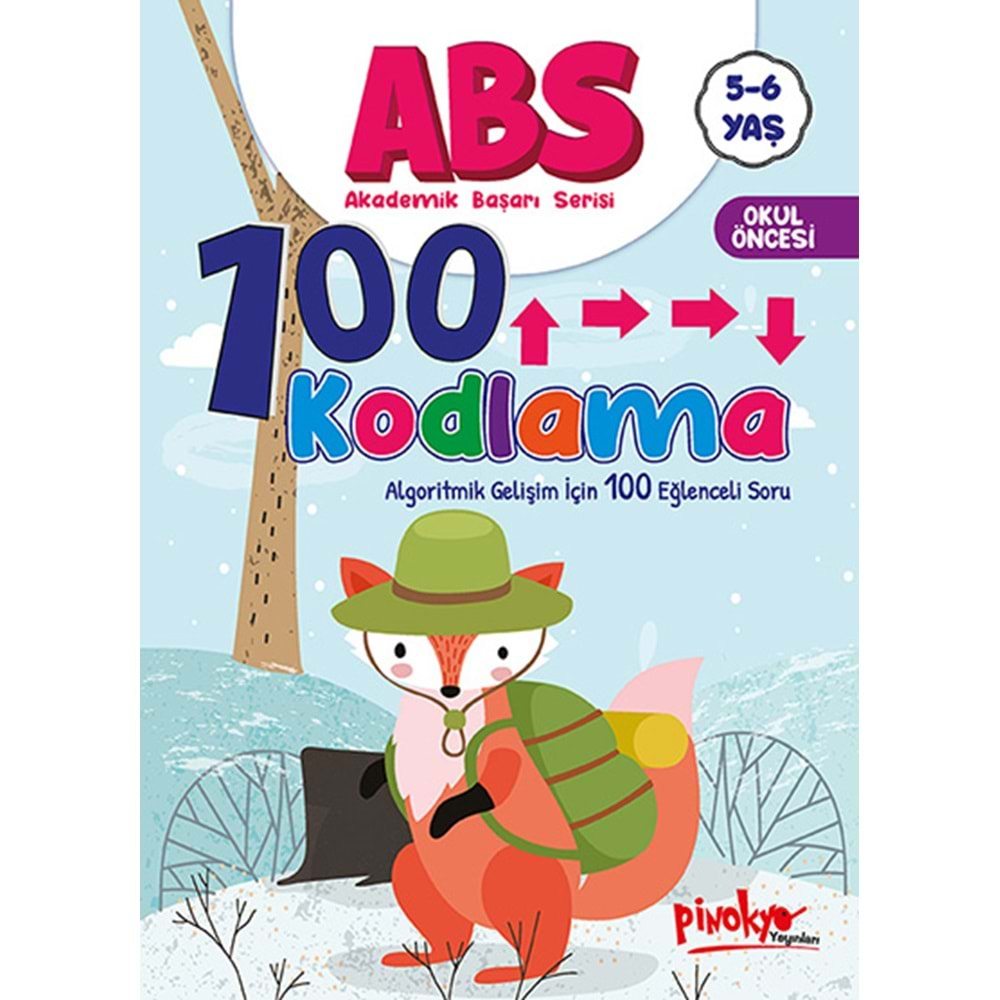 PİNOKYO ABS 100 KODLAMA 5-6 YAŞ 48 SAYFA