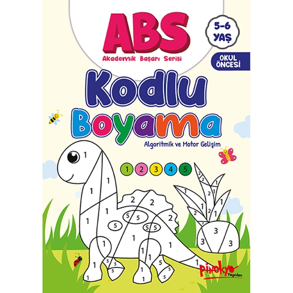 PİNOKYO ABS KODLU BOYAMA 5-6 YAŞ 32 SAYFA