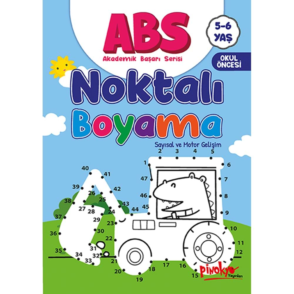 PİNOKYO ABS NOKTALI BOYAMA 5-6 YAŞ 32 SAYFA