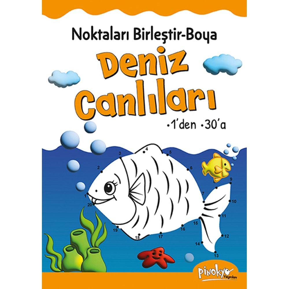 PİNOKYO NOKTALARI BİRLEŞTİR-BOYA DENİZ CANL.1DEN 30A 32 SAYFA