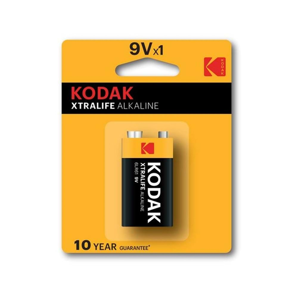 KODAK ALKALİN PİL 9 VOLT EXTRALİFE