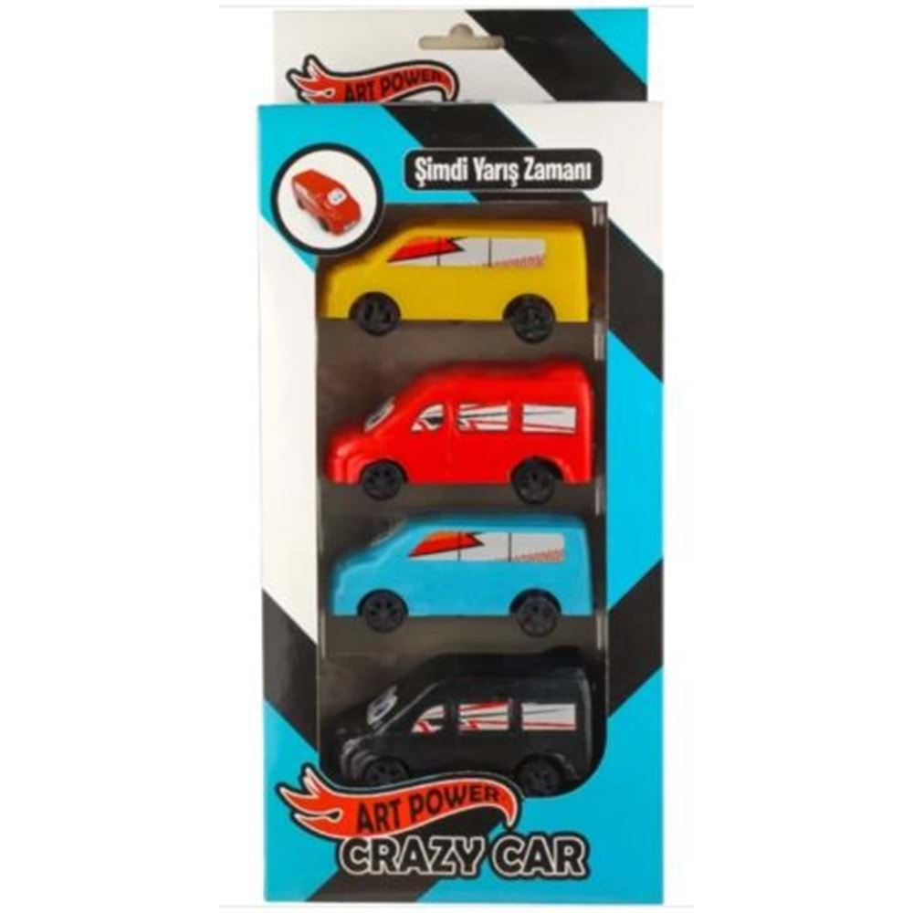 KEM-BAY CRAZY CAR 4 LÜ MİNİBÜS KMB-2028