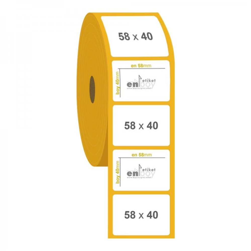 UMUR TERAZİ ETİKETİ 58*40 MM.EKO-AKR.500 LÜ RULO