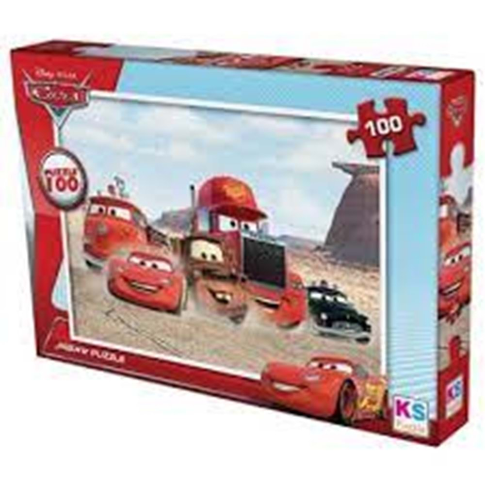 KS GAMES PUZZLE 100 LÜ CARS 48*34 CM.CR 714