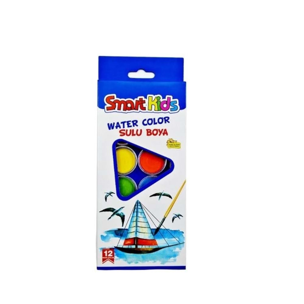 SMART KİDS SULU BOYA 12 RENK-3566