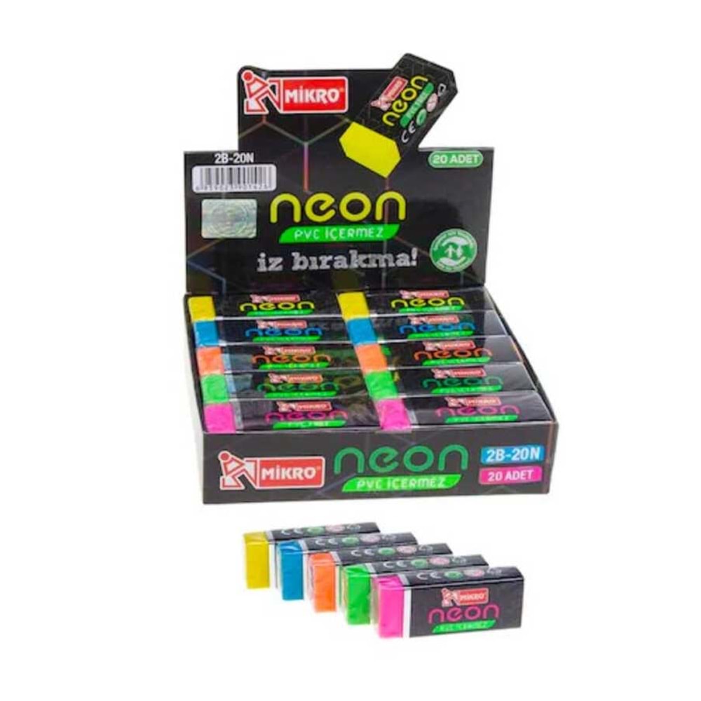 MİKRO NEON SİLGİ 24 LÜ