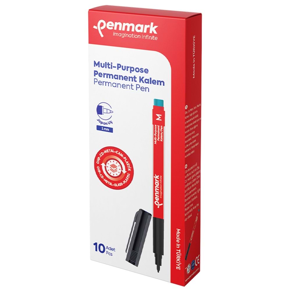 PENMARK ASETAT-PERMANENT KALEM (M) SİYAH