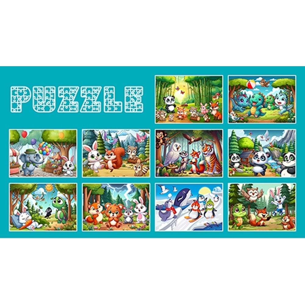 SİHİRLİ PARMAKLAR PUZZLE 35 PARÇA 35x25 CM.