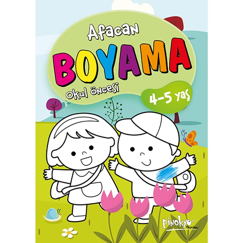 PİNOKYO OKUL ÖNCESİ AFACAN BOYAMA 4-5 YAŞ 64 SAYFA