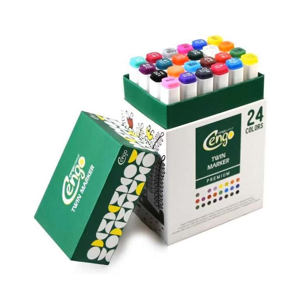 CENGO MARKER TOUCH KALEM 24 LÜ
