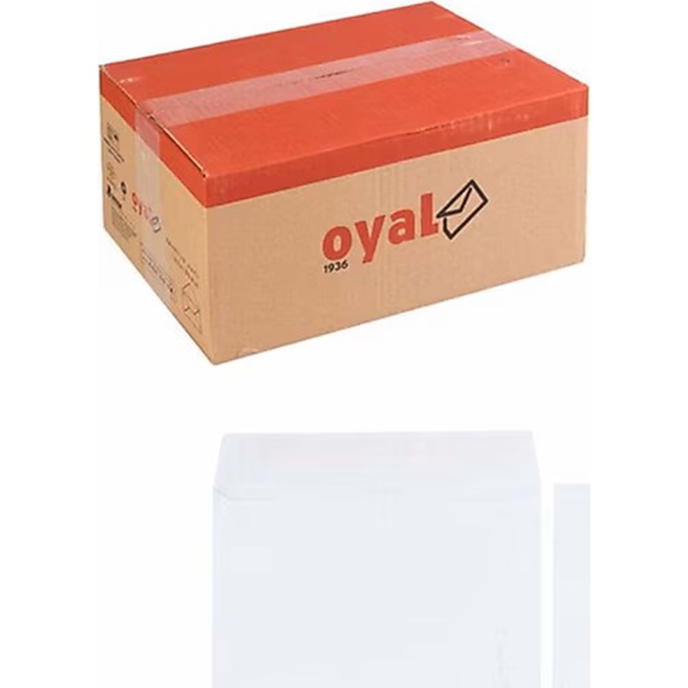 OYAL KARE ZARF BEYAZ 70 GR.GLORIA SLİKONLU