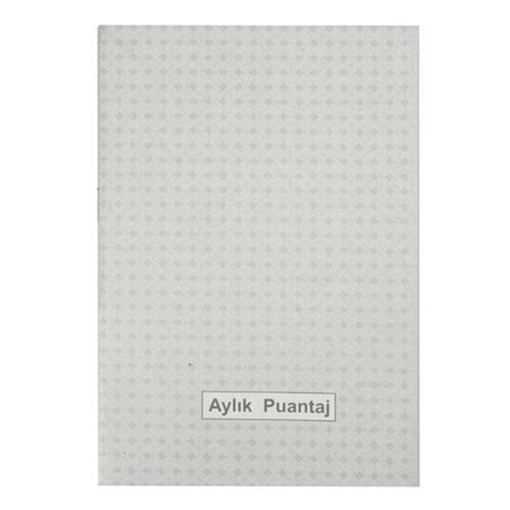 DİLMAN PUANTAJ DEFTERİ AYLIK BÜYÜK KOD:3203