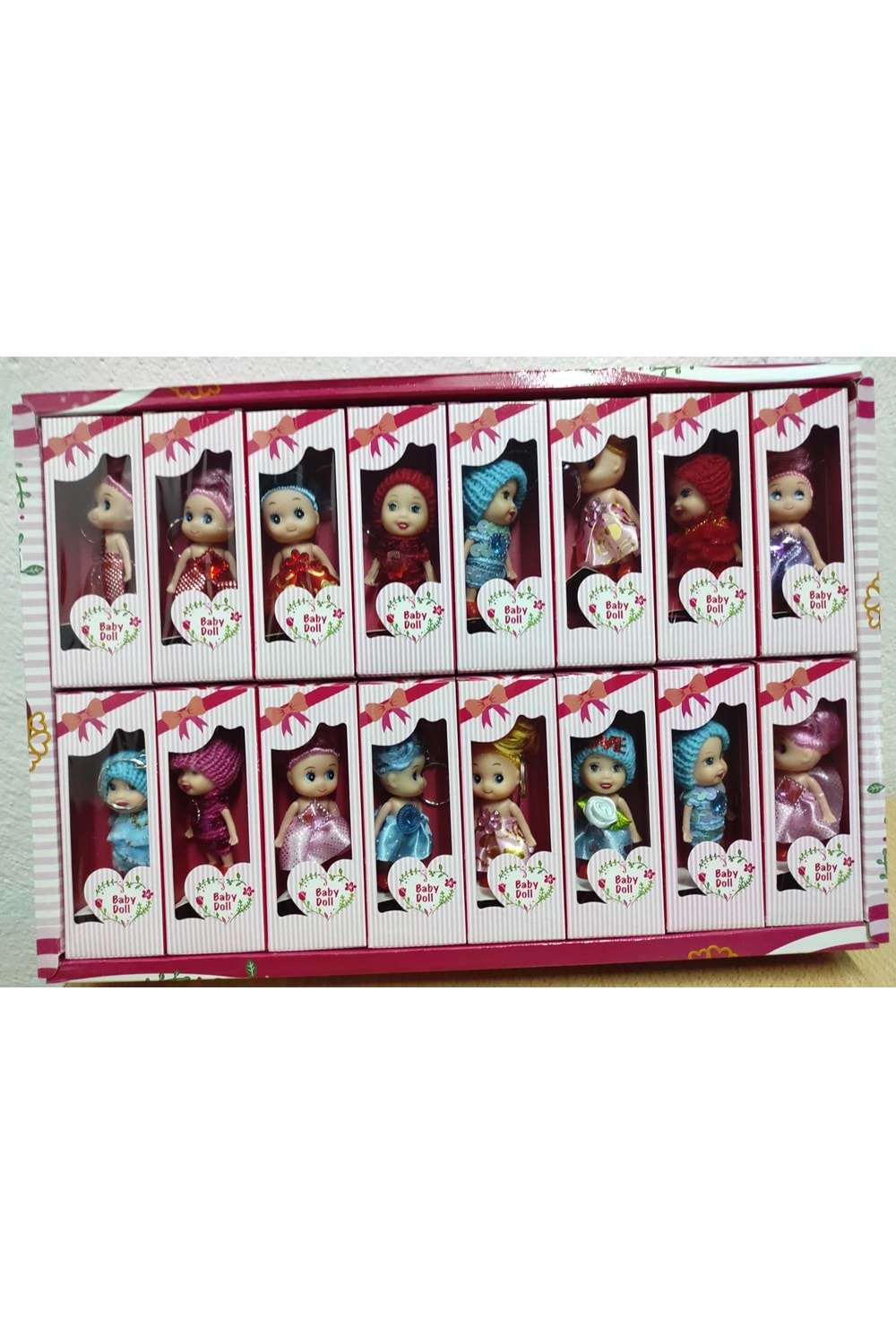 STANDLI PARMAK BEBEK ANAHTARLIK-BABY DOLL