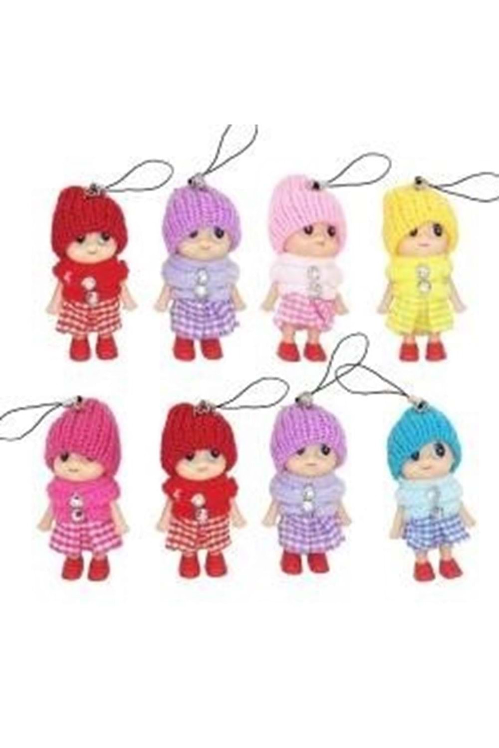STANDLI PARMAK BEBEK ANAHTARLIK-BABY DOLL