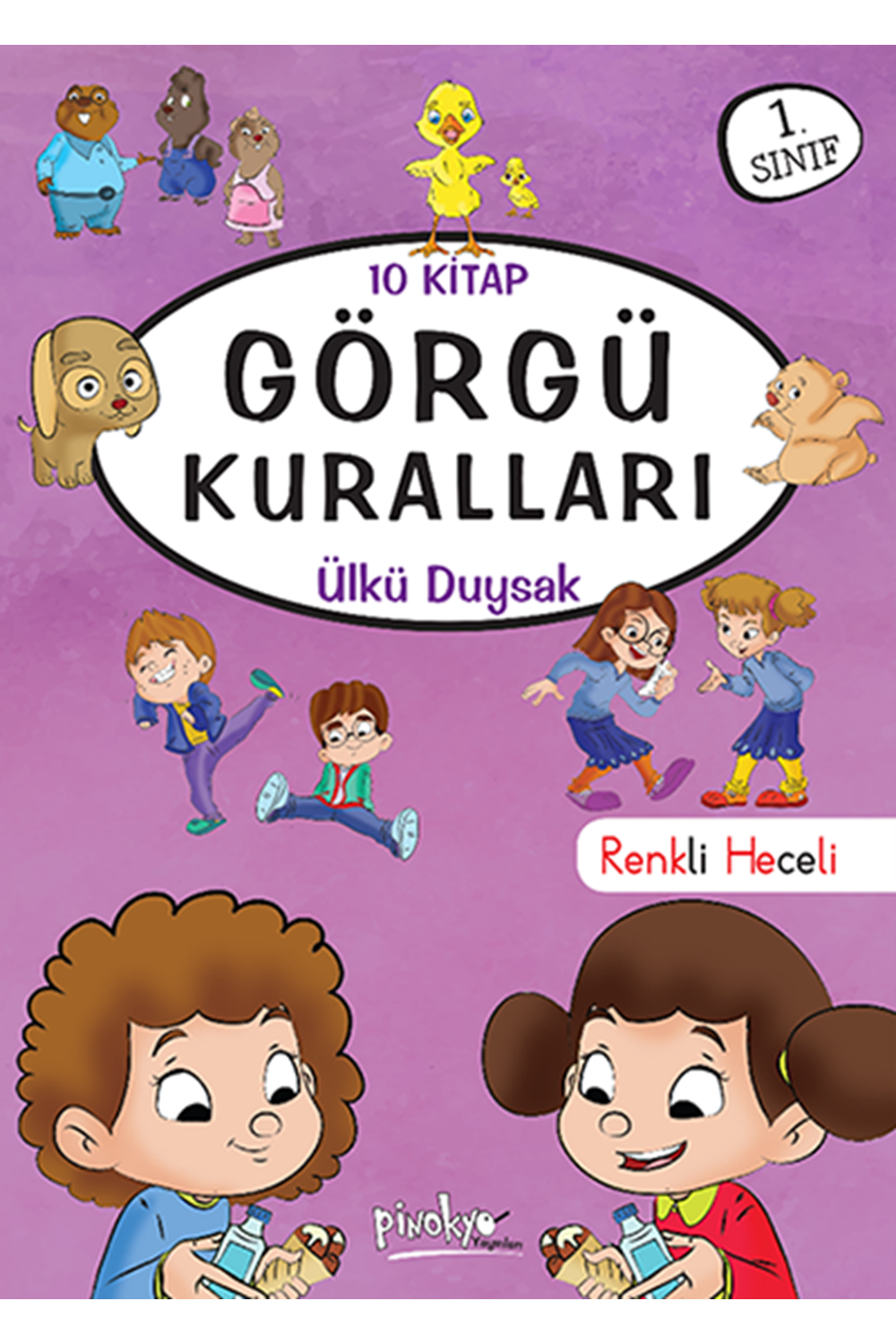 PİNOKYO 1.SINIF Görgü Kuraları (HECELİ)-10 KİTAP