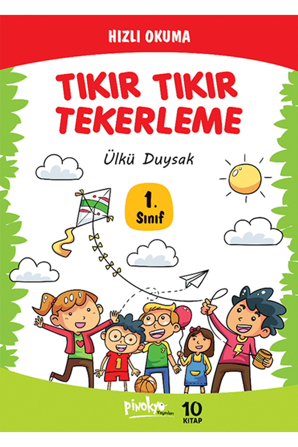 PİNOKYO 1.SINIF Tıkır Tıkır Tekerleme (Düz Yazı)-10 KİTAP
