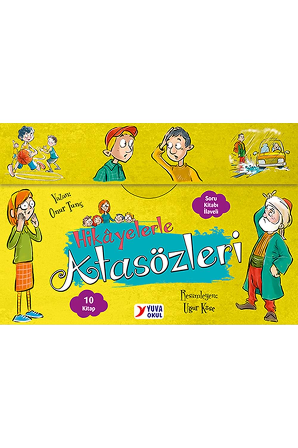 YUVA HİKAYELERLE ATASÖZLERİ 10 LU HİKAYE SETİ+SORU KİTAPÇIĞI
