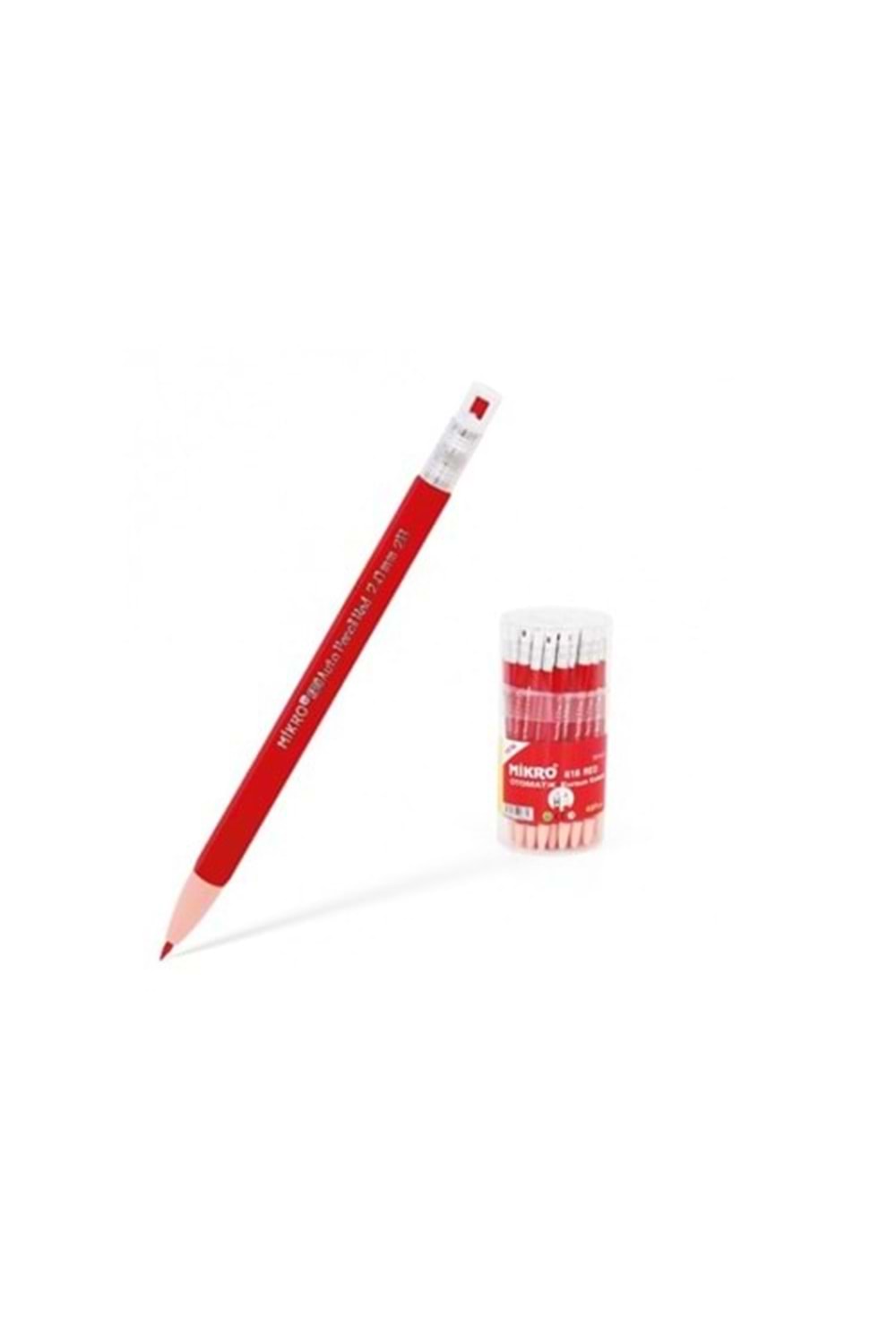 MİKRO OTOMATİK KIRMIZI KURŞUN KALEM 2B 2.0 MM.TEKLİ