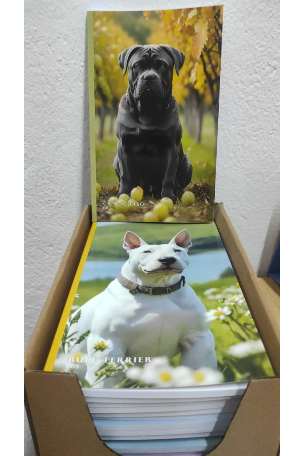 PİSA KÖPEKLİ DEFTER KARELİ TEL DİKİŞLİ