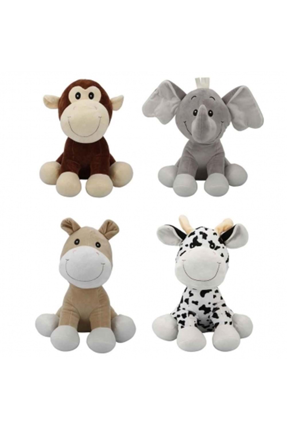 SUNMAN OTURAN PELUŞ HAYVANLAR 35 CM.