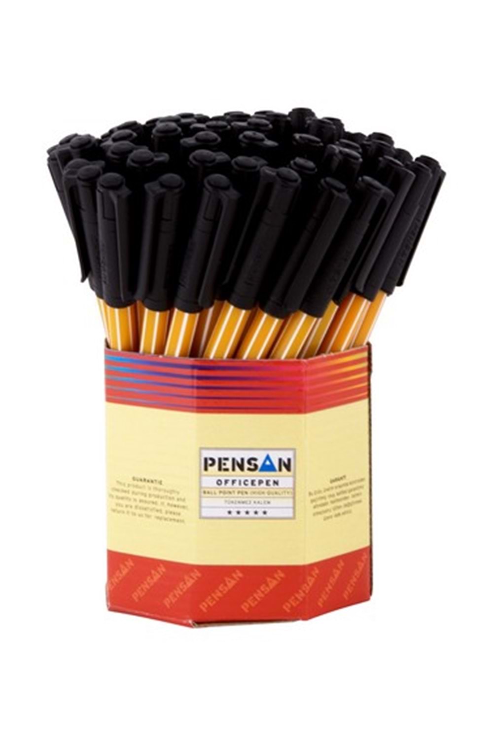 PENSAN TÜKENMEZ KALEM 1010 SİYAH 60 LI PK. OFFICEPEN