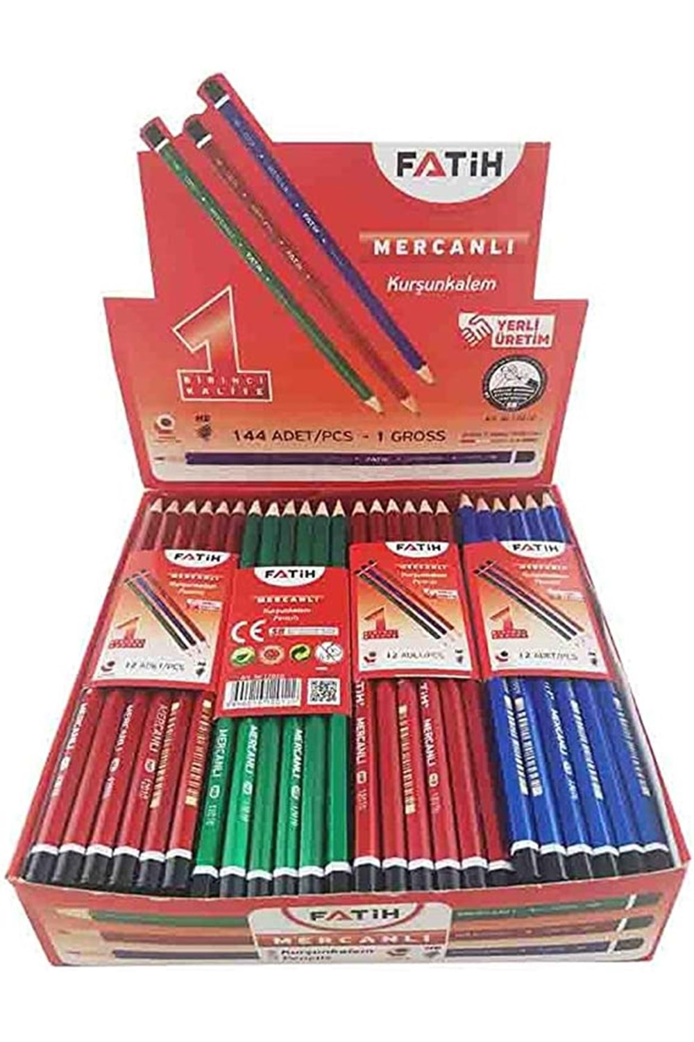 FATİH MERCANLI KURŞUN KALEM 12 Lİ PK.