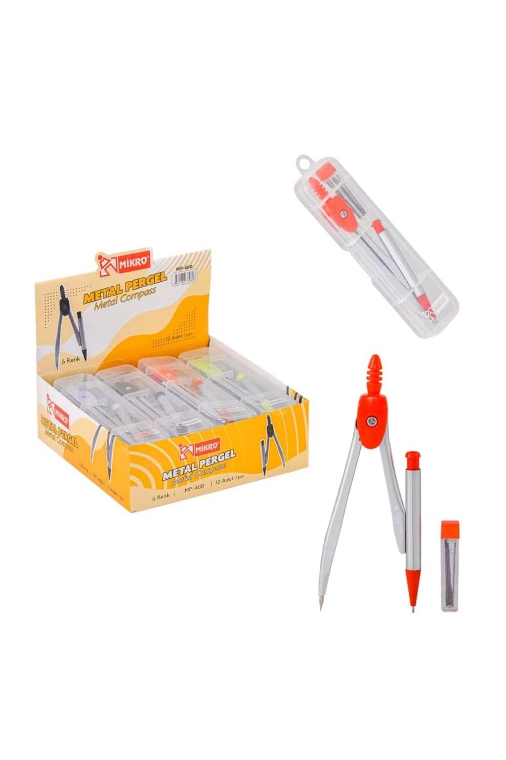 MİKRO METAL PERGEL KALEMLİ 12 Lİ PK. MP-400