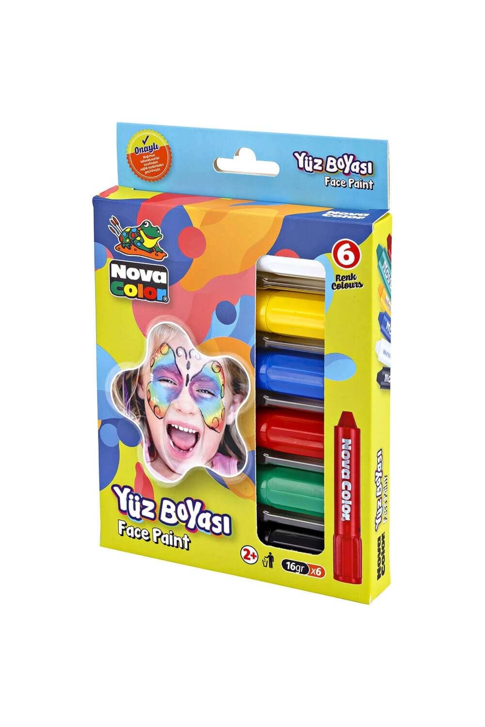 NOVA COLOR YÜZ BOYASI 6 RENK NC-212