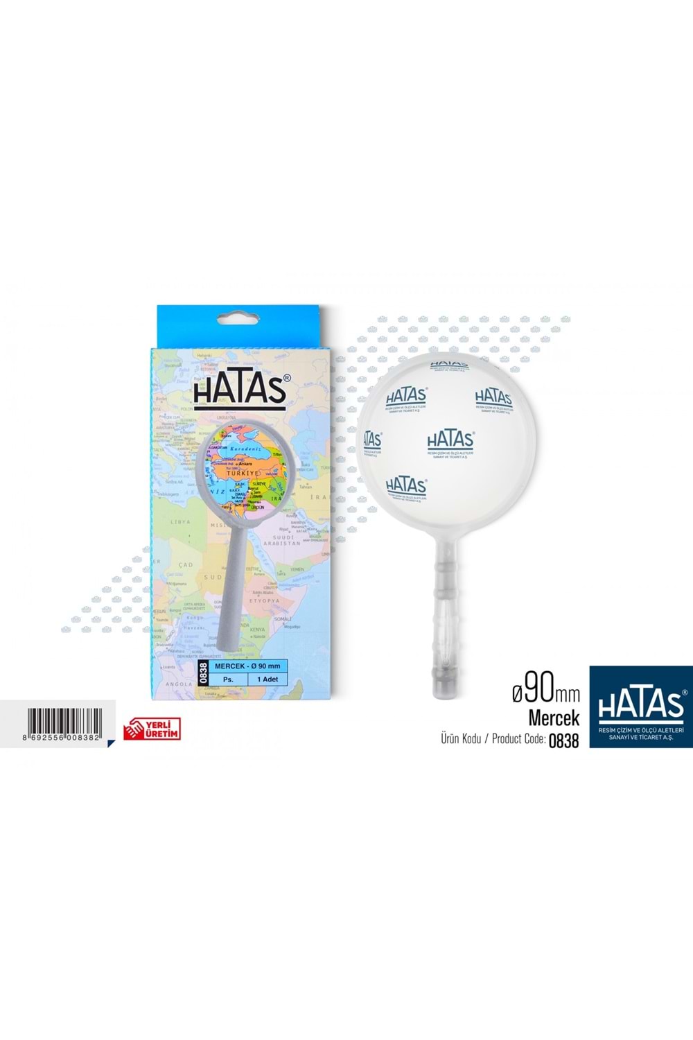 HATAS PLASTİK BÜYÜTEÇ 90 MM.