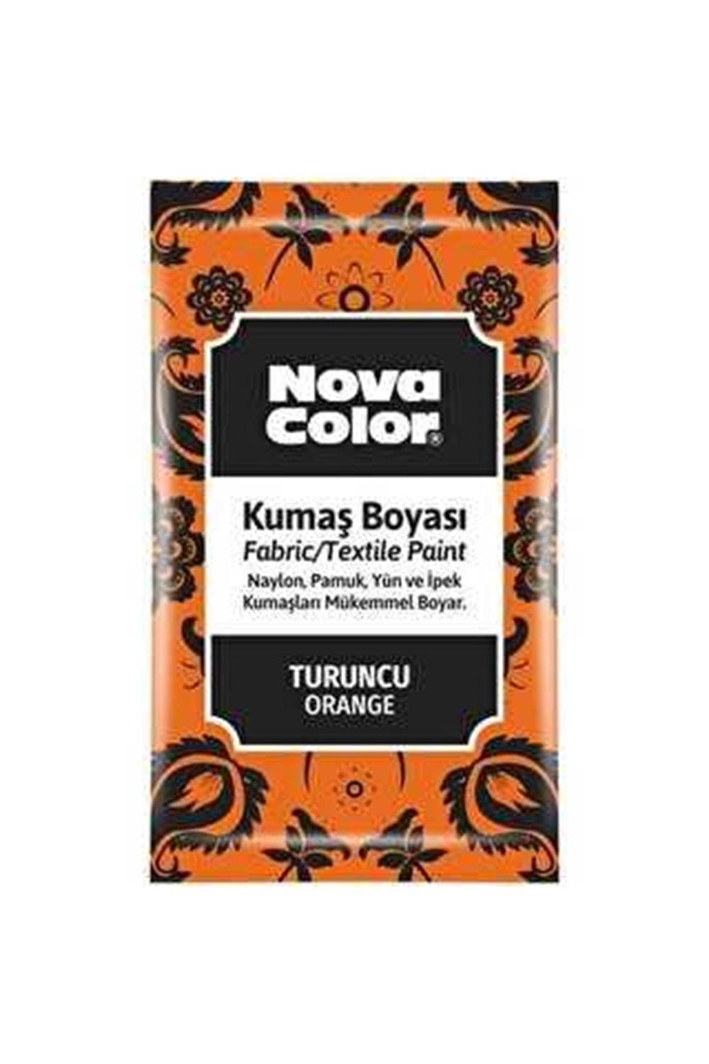 NOVA COLOR KUMAS BOYASI TOZ TURUNCU 12 GR