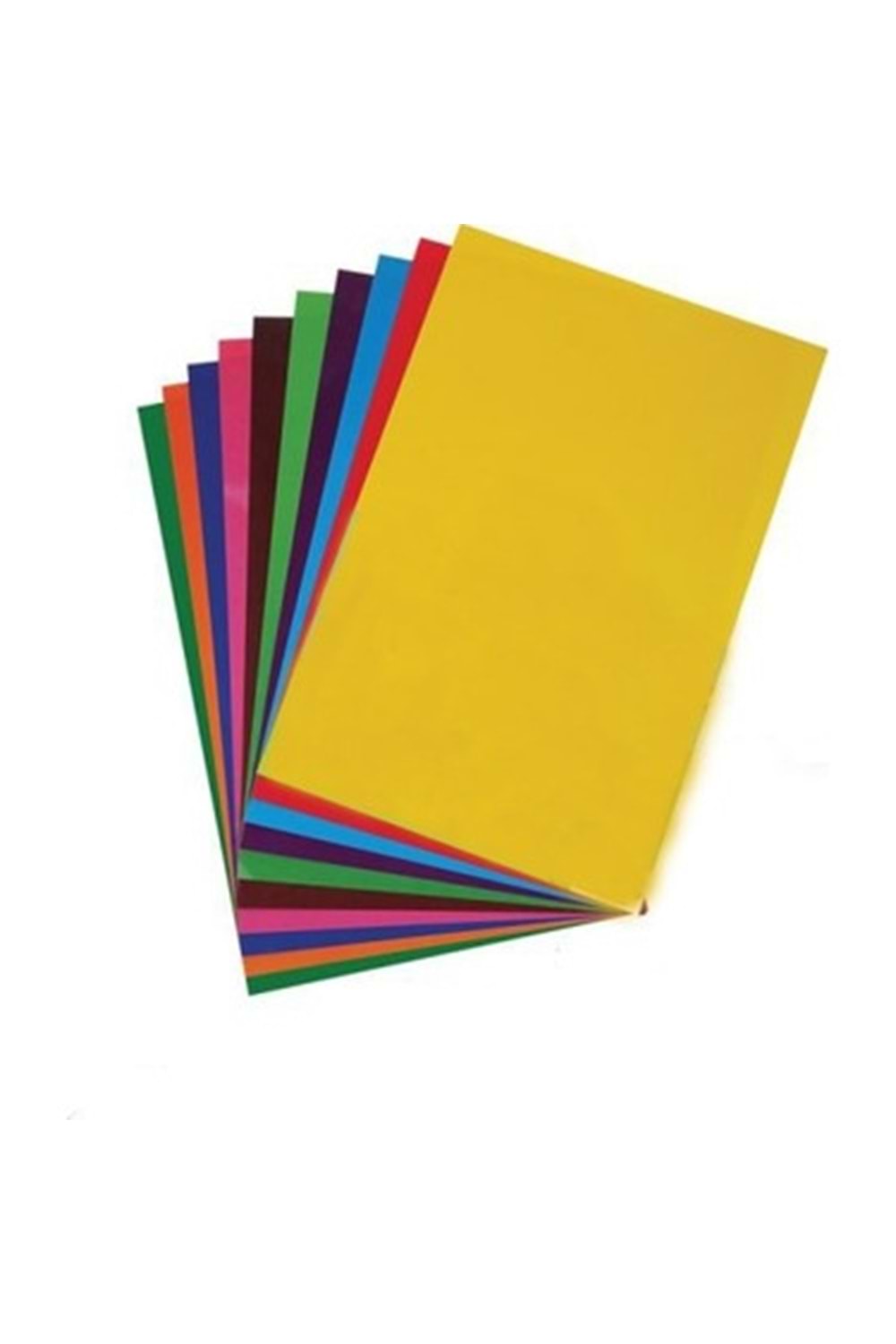 SİNGLE COLOR A4 FON KARTONU 24*34 CM.10 RENK KARIŞIK PK.