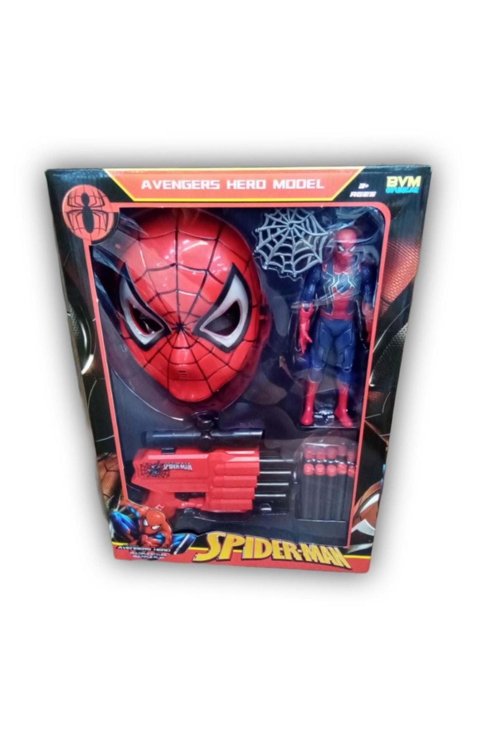 BVM OYUNCAK SPIDERMAN DART ATICI MASKELİ FAB.0610
