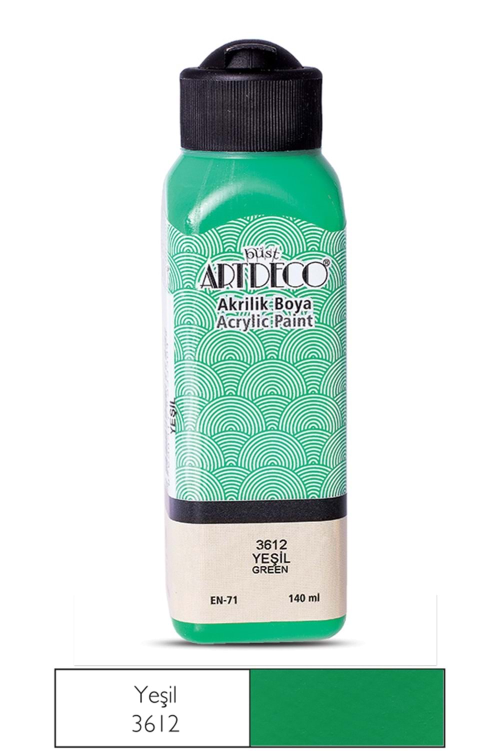 ARTDECO AKRİLİK BOYA YEŞİL 140 ML.70R-3612