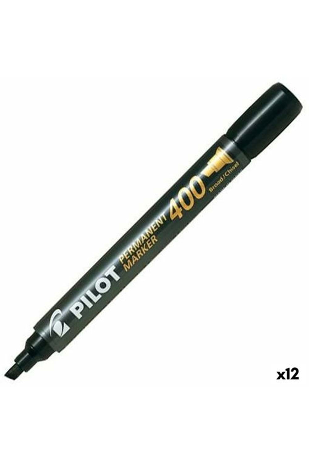 PILOT PERMANENT MARKER SİYAH KESİK UÇ SCA-400-B