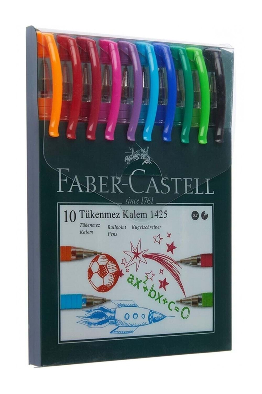 FABER-CASTELL 1425 TÜKENMEZ KALEM 10 LU SET