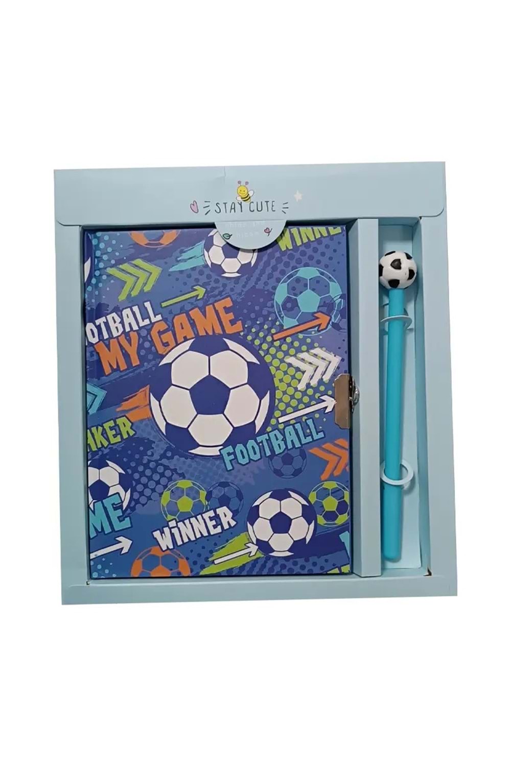 TAROS FOOTBALL KALEMLİ KİLİTLİ HATIRA DEFTERİ-7189