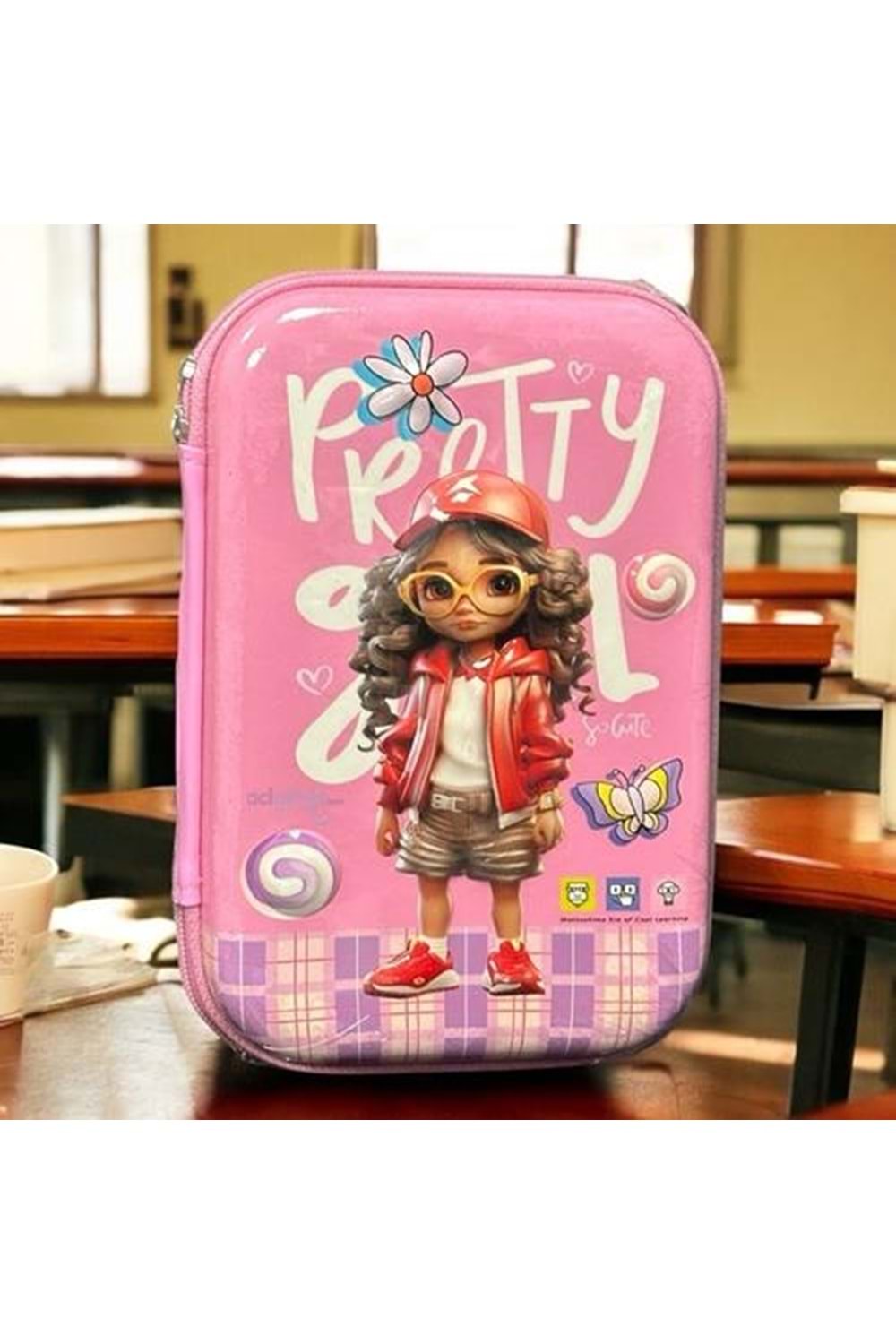 TAROS PRETTY GİRL EVA KALEM KUTUSU-8447