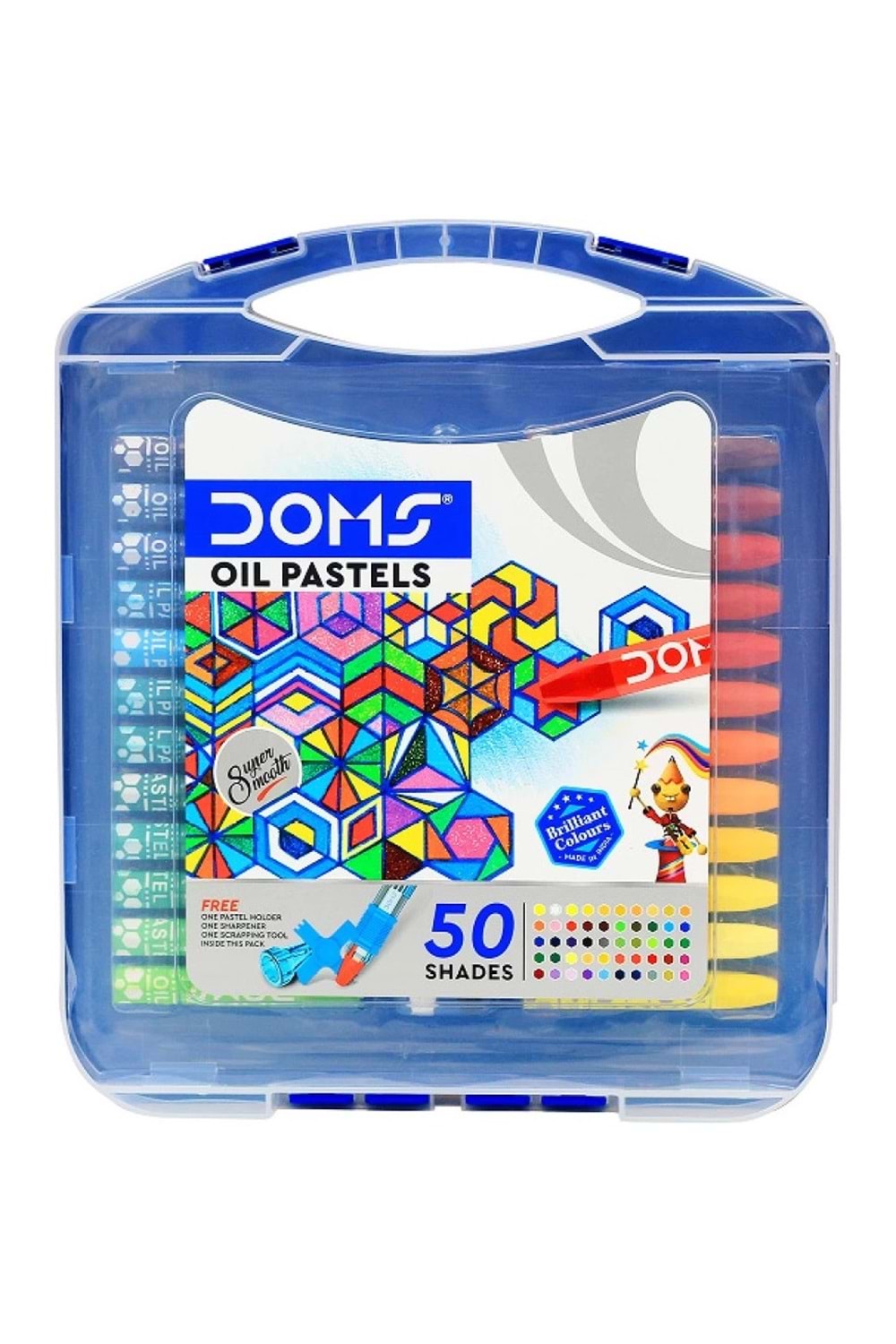 DOMS PASTEL BOYA 50 RENK ÇANTALI KOD:8202