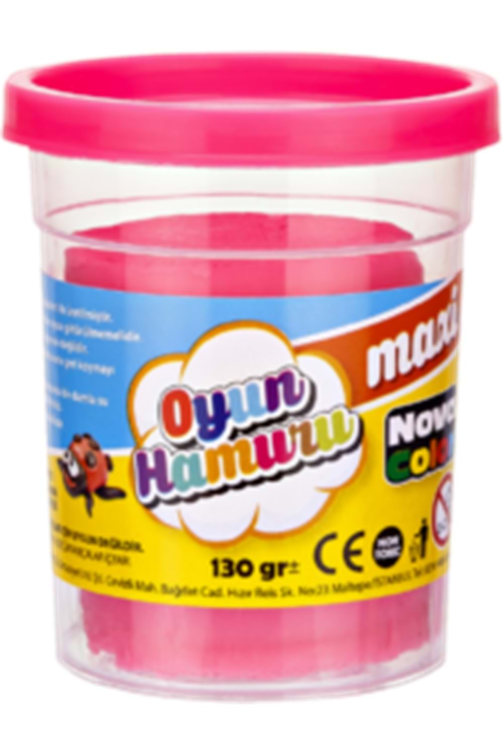 NOVA COLOR OYUN HAMURU PEMBE 100 GR.MAXİ NC-4145